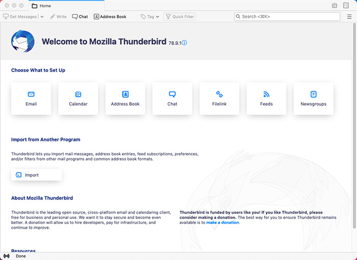 mozilla firefox thunderbird for mac